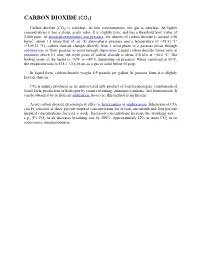 Carbon Dioxide (Co2)