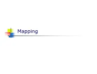 Mapping Why Mapping?