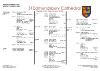 Service Schedule 08 03 20