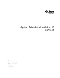 System Administration Guide: IP Services