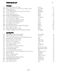 Wine Price List **