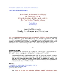 Early Explorers and Scholars