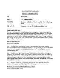 Excluded Roads Exec Report Re