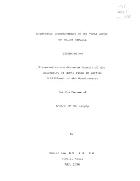 Orchestral Accompaniment in the Vocal Works of Hector Berlioz
