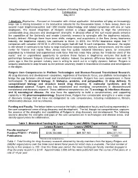 1 Drug Development Working Group Report: Analysis of Existing