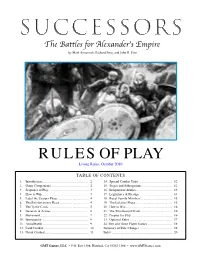 RULES of PLAY Living Rules, October 2010