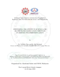 2Nd International Conference Primary and Secondary School On