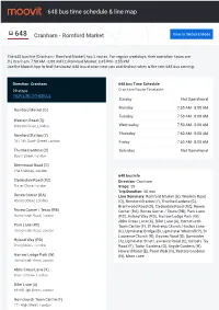 648 Bus Time Schedule & Line Route