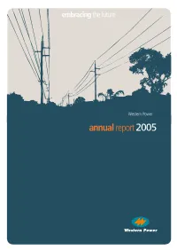 Annual Report 2005 Western Power Annual Report 2005