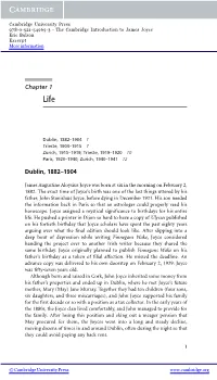 Chapter 1 Dublin, 1882–1904