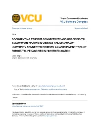 Documenting Student Connectivity and Use Of