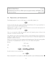 Essential Spectral Theory, Hall's Spectral Graph Drawing, the Fiedler