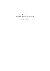 Metamon Monsters from a Mental World