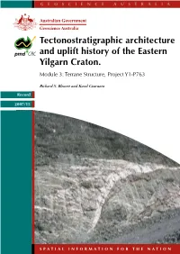 Tectonostratigraphic Architecture and Uplift History of the Eastern Yilgarn Craton