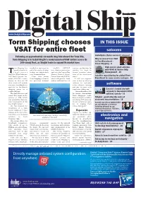 Torm Shipping Chooses VSAT for Entire Fleet