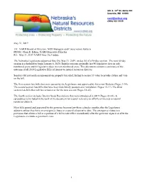 2019 Sine Die Update