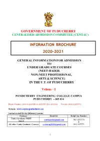 CENTAC General Information Brochure Volume I