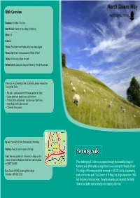 Kemsing Walk 8 Also Use Ordnance Survey Map: 4 ¡ 3 9 Stile Gate View Stile ¡ ¡ Take Care Take 10 2 1 ¡ 0.5 1 0.5 ¡ 11 12 Miles Kilometres 0 N