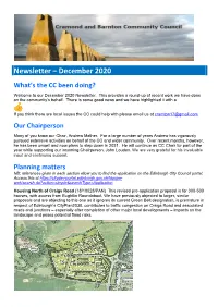 Newsletter – December 2020