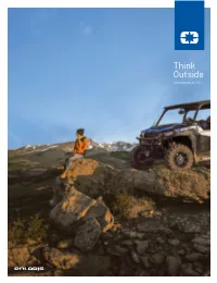 Polaris 2019 Annual Report