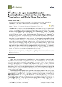An Open-Source Platform for Learning Embedded Systems Based on Algorithm Visualizations and Digital Signal Controllers