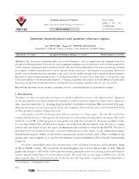 Quantum Thermodynamics and Quantum Coherence Engines