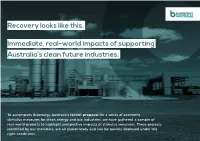 Recovery Looks Like This. Immediate, Real-World Impacts of Supporting
