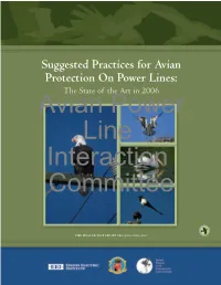 Suggested Practices for Avian Protection on Power Lines: the State of the Art in 2006