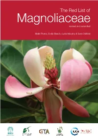 The Red List of Magnoliaceae Revised and Extended