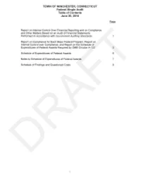 2014 Federal Single Audit