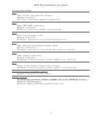 ELTR 125 (Semiconductors 2), Section 2 Recommended Schedule Day 1 Topics: Load Lines and Amplifier Bias Calculations Questions