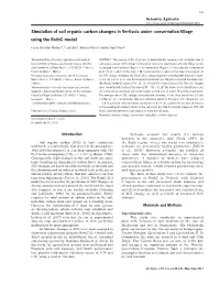 Simulation of Soil Organic Carbon Changes in Vertisols Under Conservation Tillage Using the Rothc Model