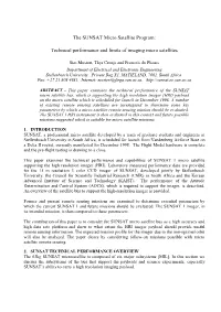 The SUNSAT Micro Satellite Program