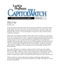 Editor's Corner November 3, 2010 by Peter Coyle