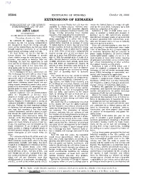 EXTENSIONS of REMARKS October 28, 2000 EXTENSIONS of REMARKS