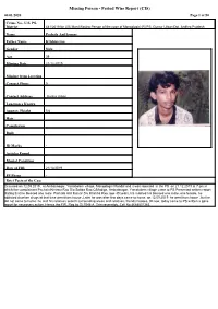 Missing Person - Period Wise Report (CIS) 06/01/2020 Page 1 of 50