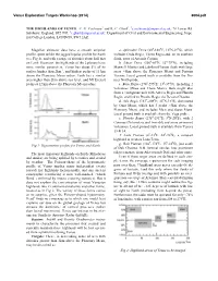 THE HIGHLANDS of VENUS. C. G. Cochrane1 and R. C. Ghail2, 1C