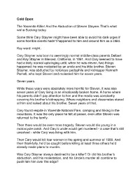 The Yosemite Killer and the Abduction of Steven Stayner.Pages
