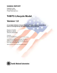 Tribits Lifecycle Model Version