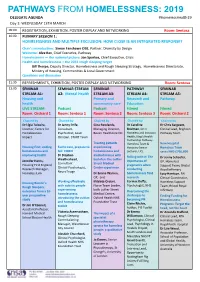 Pathways from Homelessness: 2019