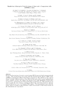 Simulation of Energetic Neutral Atoms at Mars and a Comparison with ASPERA-3 Data