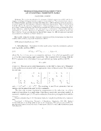 Tridiagonal-Diagonal Reduction of Symmetric Indefinite Pairs∗
