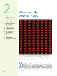 Chapter 2: "Atoms and the Atomic Theory"