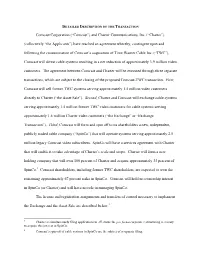 Comcast Corporation (“Comcast”) and Charter Communications, Inc
