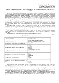 European Experience of Raw Material Complex Usage While Mining Natural Facing Stone