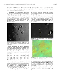 Lunar Domes in Delisle Region: Morphometry and Mode of Formation