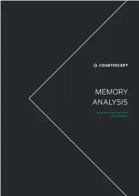 Memory Analysis