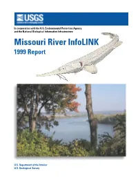 Missouri River Infolink 1999 Report