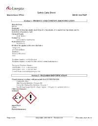 Safety Data Sheet Material Name: HFCL4 SDS ID: 00227583P