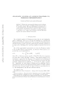 Stochastic Analysis of Gaussian Processes Via Fredholm